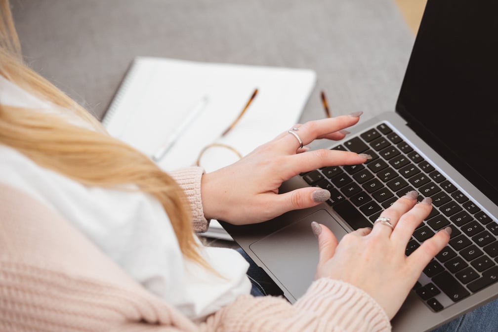 Woman Working from Home